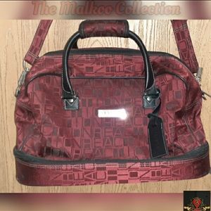 XL RED DUFFLE/TRAVEL DUFFLE BAG